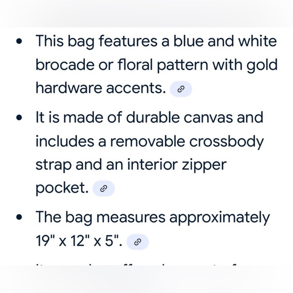 Alice + Olivia Duffel Bag Travel Shoulder Bag in the "Regal Romance" pattern New - Picture 12 of 12